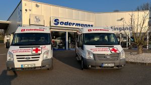Hilfsaktionen Ukraine Ford Transit Rettungsmobile