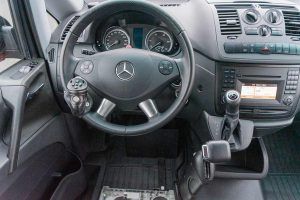 Behindertengerechte Gebrauchtwagen, Mercedes Benz Vito 116 CDI Kombi, Panorama Hecklift, MFD, Handgerät, Sodermanns