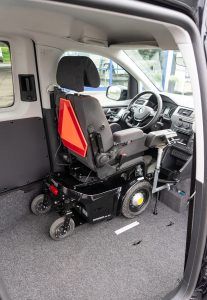 Rollstuhlrückhaltesysteme, Dockingstation